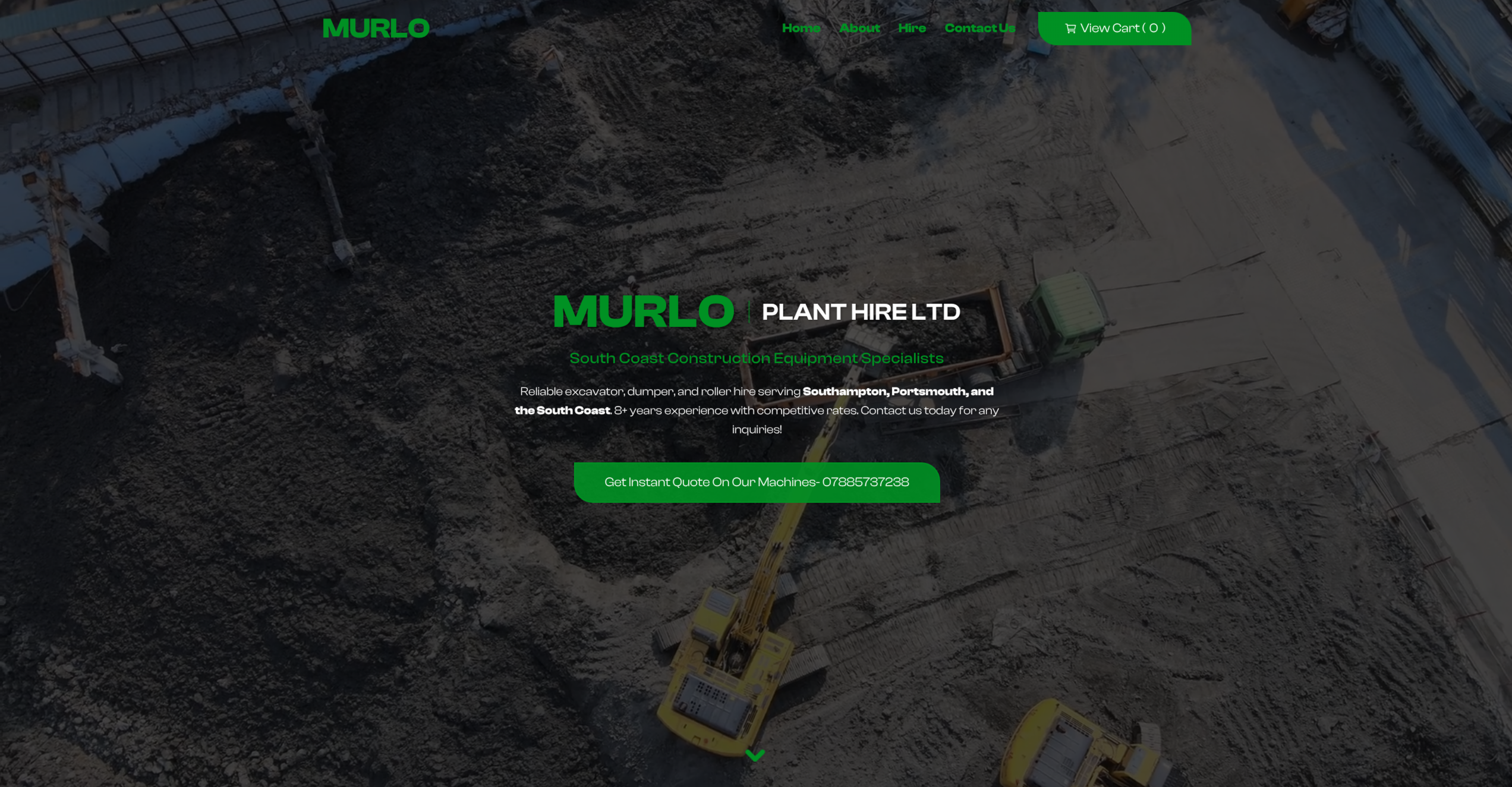 Murlo Plant Hire Website